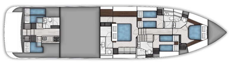 Deck inferior — layout 1
